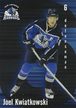2004-05 Heroes & Fantasies San Antonio Rampage (AHL) #NNO Joel Kwiatkowski Front
