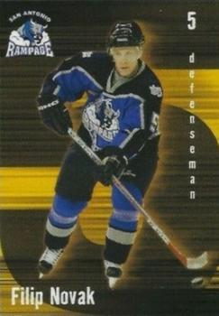 2004-05 Heroes & Fantasies San Antonio Rampage (AHL) #NNO Filip Novak Front