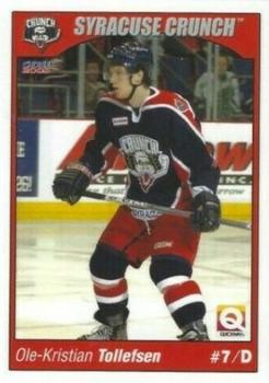 2004-05 Choice Syracuse Crunch (AHL) #6 Ole-Kristian Tollefsen Front