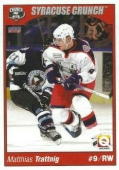2004-05 Choice Syracuse Crunch (AHL) #8 Matthias Trattnig Front