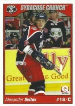 2004-05 Choice Syracuse Crunch (AHL) #12 Alexander Svitov Front