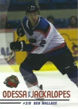 2004-05 Grandstand Odessa Jackalopes (CHL) #18 Ben Wallace Front
