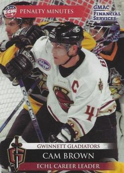 2004-05 Gwinnett Daily Post Gwinnett Gladiators (ECHL) #29 Cam Brown Front