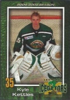 2004-05 Louisiana IceGators (ECHL) #6 Kyle Kettles Front