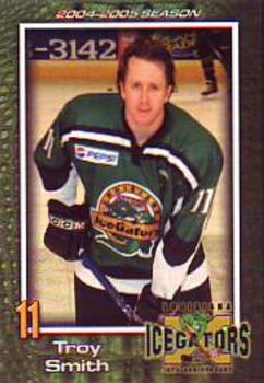 2004-05 Louisiana IceGators (ECHL) #18 Troy Smith Front