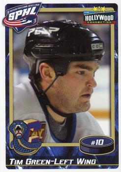 2004-05 Hollywood Connection Columbus Cottonmouths (SPHL) #NNO Tim Green Front