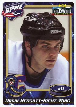 2004-05 Hollywood Connection Columbus Cottonmouths (SPHL) #NNO Orrin Hergott Front