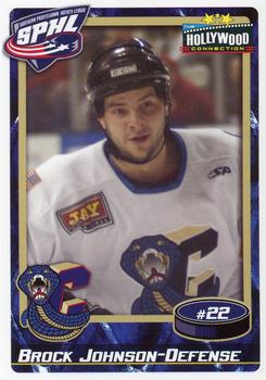 2004-05 Hollywood Connection Columbus Cottonmouths (SPHL) #NNO Brock Johnson Front