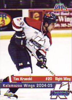 2004-05 Kalamazoo Wings (UHL) #NNO Tim Krueckl Front