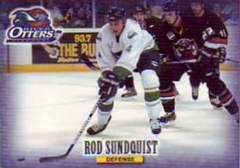 2004-05 Missouri River Otters (UHL) #26 Rodney Sundquist Front