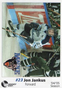 2004-05 Maine Black Bears (NCAA) #10 Jon Jankus Front