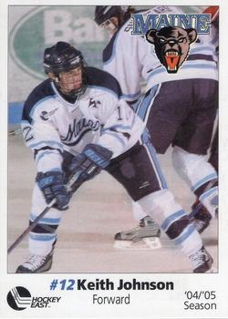 2004-05 Maine Black Bears (NCAA) #11 Keith Johnson Front