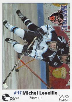 2004-05 Maine Black Bears (NCAA) #12 Michel Leveille Front