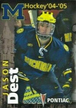 2004-05 Pontiac Michigan Wolverines (NCAA) #NNO Jason Dest Front