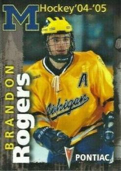 2004-05 Pontiac Michigan Wolverines (NCAA) #NNO Brandon Rogers Front
