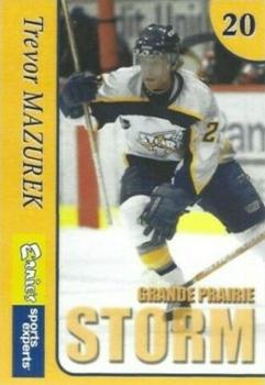 2004-05 Ernie's Sport Experts Grande Prairie Storm (AJHL) #NNO Trevor Mazurek Front