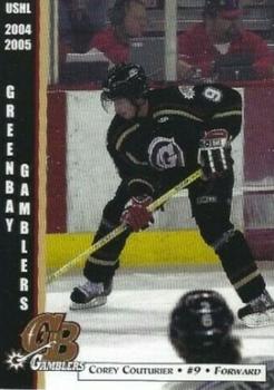 2004-05 Green Bay Gamblers (USHL) #2 Corey Couturier Front