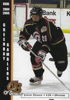 2004-05 Green Bay Gamblers (USHL) #4 Jeremy Dehner Front