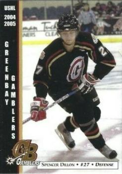 2004-05 Green Bay Gamblers (USHL) #5 Spencer Dillon Front