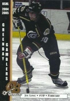 2004-05 Green Bay Gamblers (USHL) #9 Joe Long Front