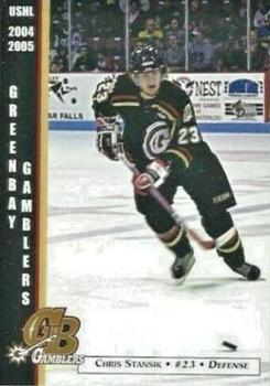 2004-05 Green Bay Gamblers (USHL) #18 Chris Stansik Front