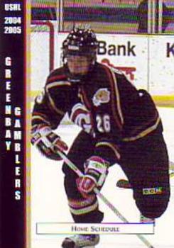 2004-05 Green Bay Gamblers (USHL) #29 Jeremy Dehner Front