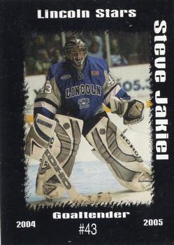 2004-05 Blueline Booster Club Lincoln Stars (USHL) #21 Steve Jakiel Front