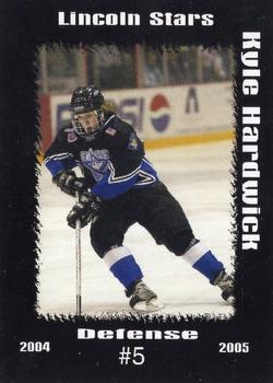 2004-05 Blueline Booster Club Lincoln Stars (USHL) Update #32 Kyle Hardwick Front