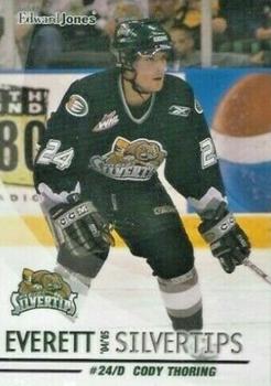 2004-05 Grandstand Everett Silvertips (WHL) #21 Cody Thoring Front