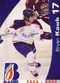 2004-05 Kamloops Blazers (WHL) #NNO Bryan Kauk Front