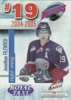 2004-05 Lethbridge Hurricanes (WHL) #NNO Jonathan Filewich Front