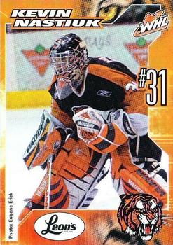 2004-05 Medicine Hat Tigers (WHL) #NNO Kevin Nastiuk Front