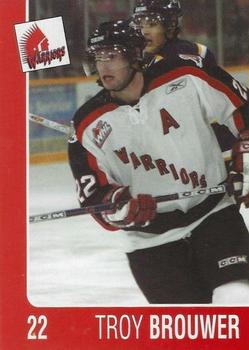 2004-05 Moose Jaw Warriors (WHL) #NNO Troy Brouwer Front