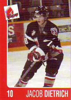 2004-05 Moose Jaw Warriors (WHL) #NNO Jacob Dietrich Front