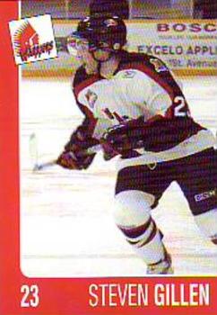 2004-05 Moose Jaw Warriors (WHL) #NNO Steven Gillen Front
