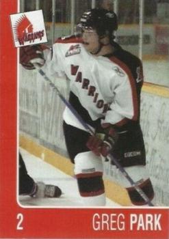 2004-05 Moose Jaw Warriors (WHL) #NNO Greg Park Front
