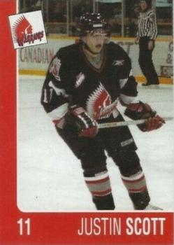 2004-05 Moose Jaw Warriors (WHL) #NNO Justin Scott Front