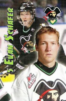 2004-05 Prince Albert Raiders (WHL) #NNO Evan Schafer Front