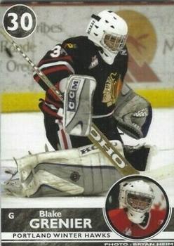 2004-05 Portland Winterhawks (WHL) #NNO Blake Grenier Front