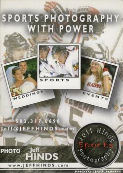 2004-05 Portland Winterhawks (WHL) #NNO BDB Graphic Design Back