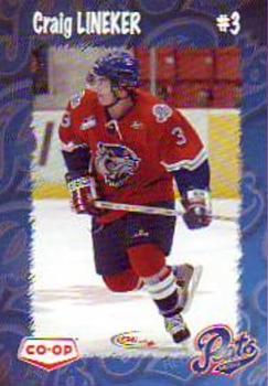 2004-05 Co-op Regina Pats (WHL) #NNO Craig Lineker Front