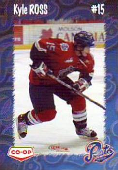2004-05 Co-op Regina Pats (WHL) #NNO Kyle Ross Front