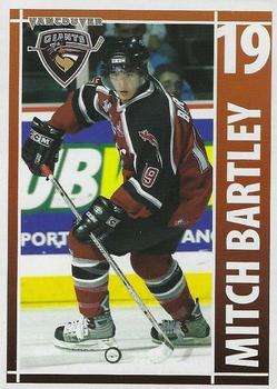 2004-05 BC Hydro Vancouver Giants (WHL) #NNO Mitchell Bartley Front