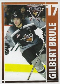 2004-05 BC Hydro Vancouver Giants (WHL) #NNO Gilbert Brule Front