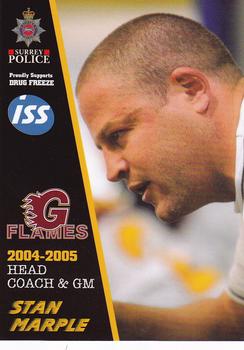 2004-05 Guildford Flames (BNL) #NNO Stan Marple Front