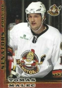 2005-06 Binghamton Senators (AHL) #NNO Tomas Malec Front