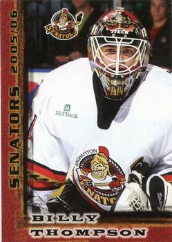 2005-06 Binghamton Senators (AHL) #NNO Billy Thompson Front