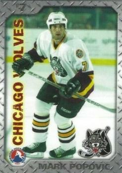 2005-06 Chicago Wolves (AHL) #15 Mark Popovic Front