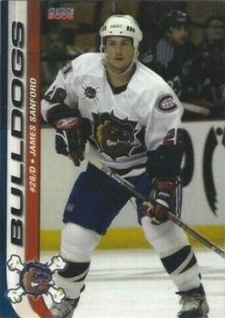 2005-06 Choice Hamilton Bulldogs (AHL) #23 James Sanford Front
