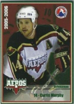 2005-06 Houston Aeros (AHL) #NNO Curtis Murphy Front